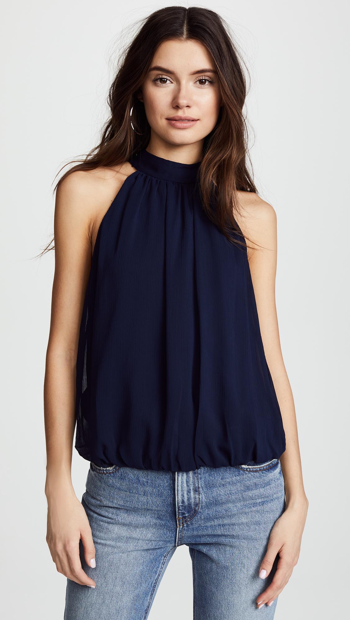 Maris Gathered Halter Top by ALICE+OLIVIA