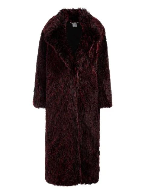 Marvin faux-fur coat by ALICE+OLIVIA