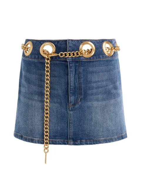 Morgana chain-belt mini skirt by ALICE+OLIVIA
