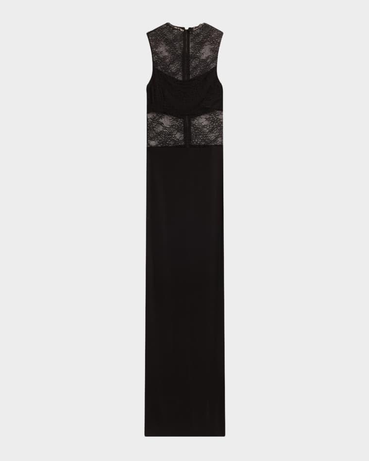 Nichol Sleeveeless Lace Maxi Dress by ALICE+OLIVIA