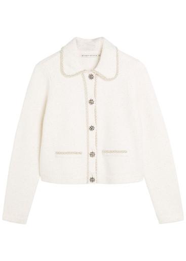 Noella embellished knit jacket by ALICE+OLIVIA