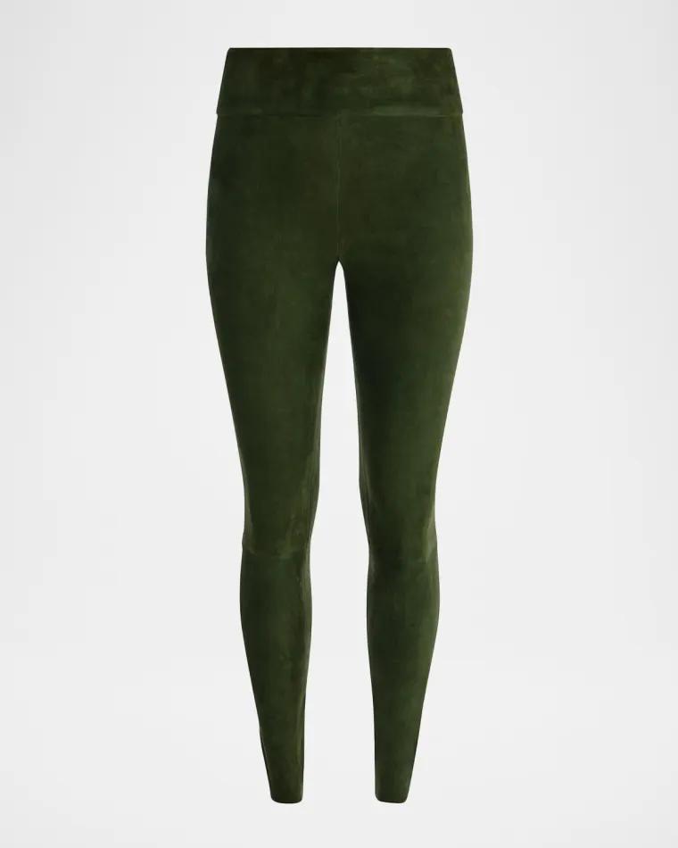 Olivia Suede Leggings by ALICE+OLIVIA