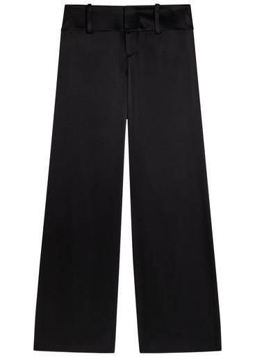 Olivia wide-leg satin trousers by ALICE+OLIVIA