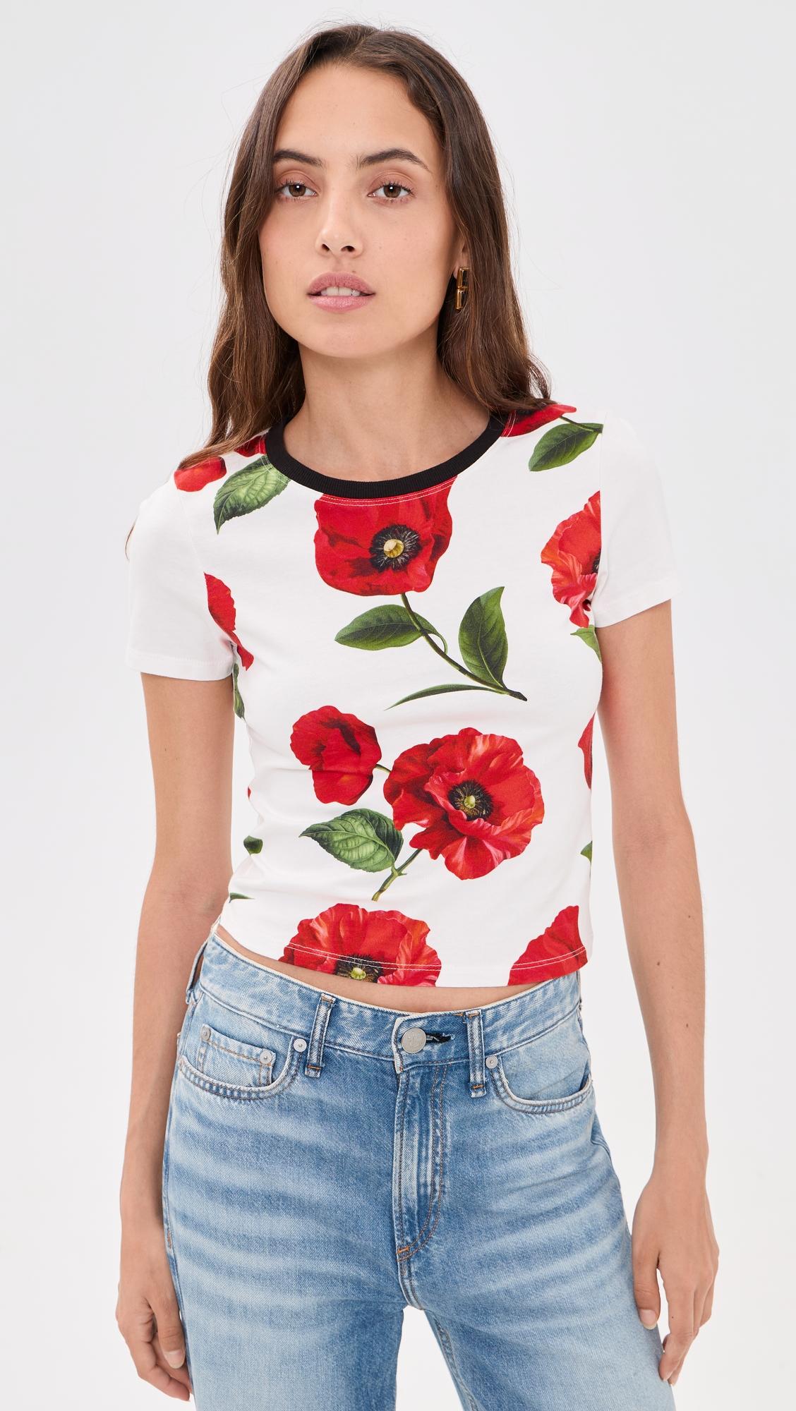 Onie Baby Ringer Tee by ALICE+OLIVIA