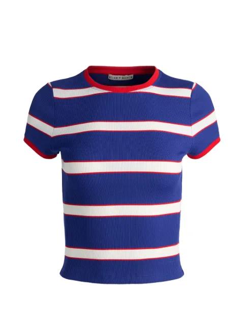 Onie striped T-shirt by ALICE+OLIVIA