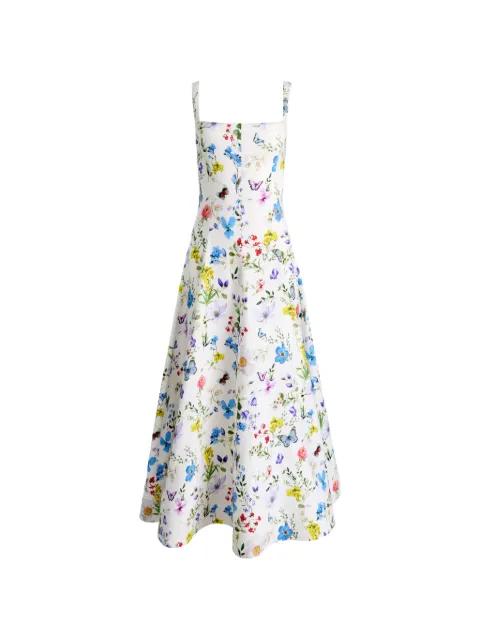 Polly flared midi dress by ALICE+OLIVIA