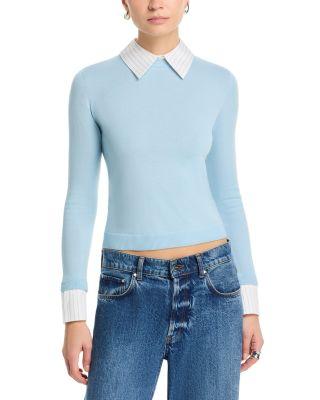 Porla Collared Sweater by ALICE+OLIVIA