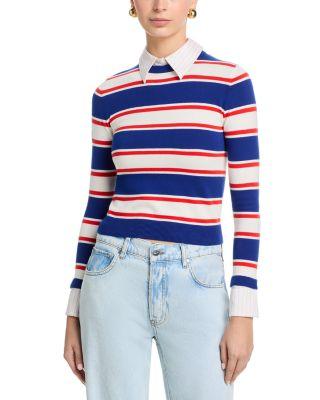 Porla Collared Sweater by ALICE+OLIVIA