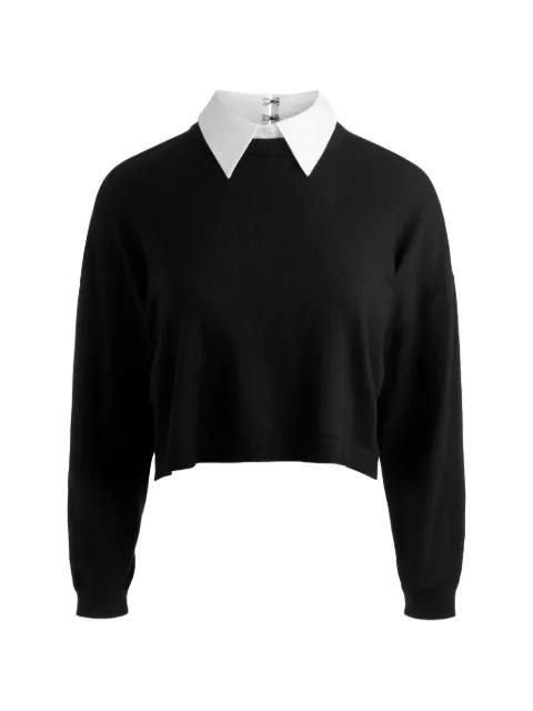 Rhett detachable-collar sweater by ALICE+OLIVIA