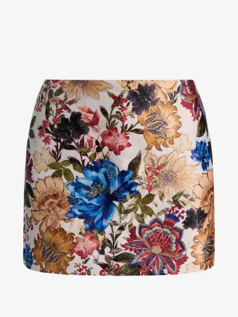 Rubi floral-print mini skirt by ALICE+OLIVIA