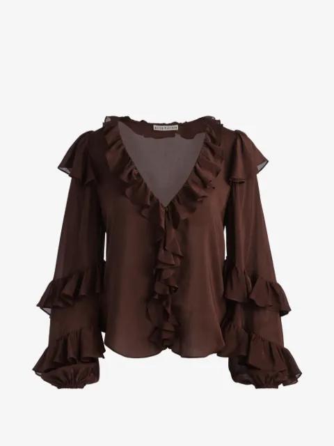Rylee ruffled blouse by ALICE+OLIVIA