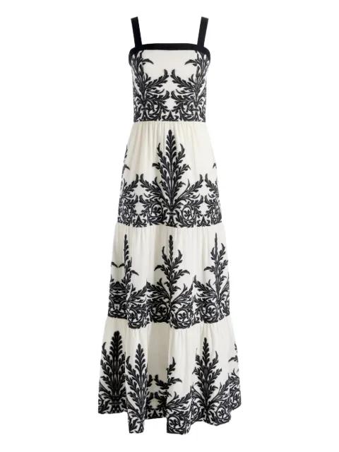 Saige tiered maxi dress by ALICE+OLIVIA