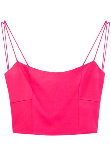Saylor Bustier satin top by ALICE+OLIVIA