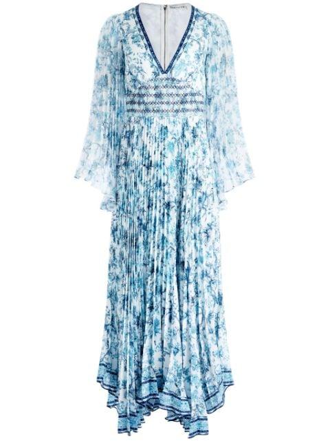 Sion Sunburst maxi dress by ALICE+OLIVIA