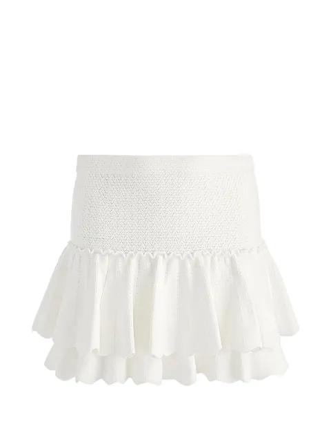 Siya pointed-hem mini skirt by ALICE+OLIVIA