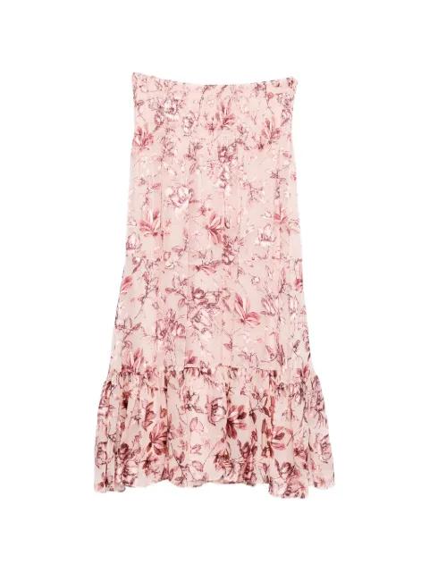 Stevie floral ruffled maxi skirt by ALICE+OLIVIA
