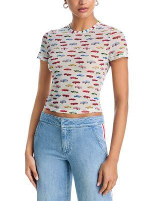 Tess Crewneck Tee - Exclusive by ALICE+OLIVIA