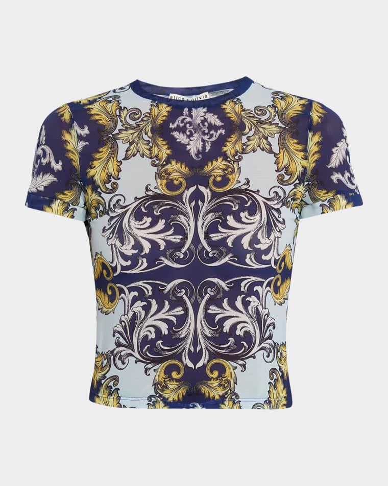 Tess Crewneck Tee by ALICE+OLIVIA
