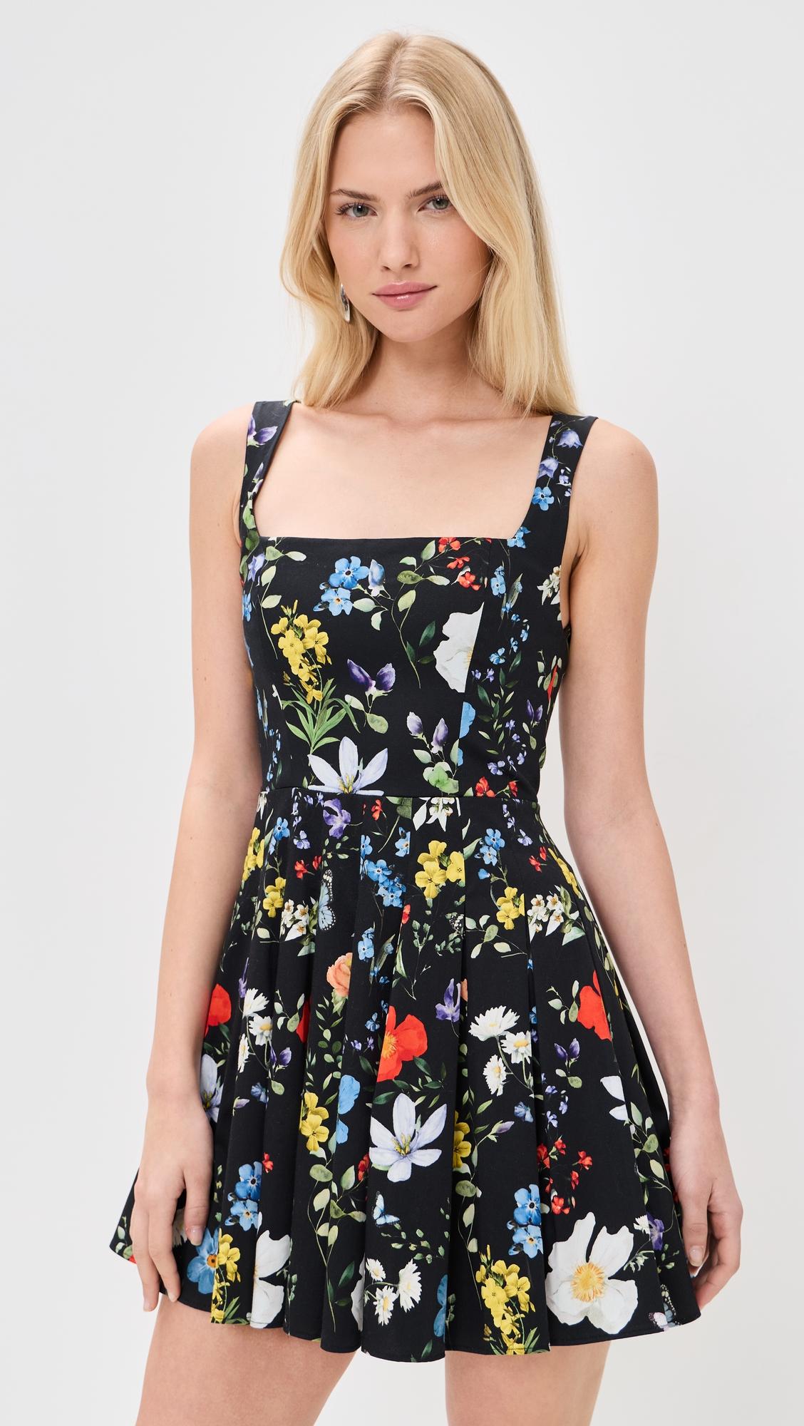 Veda Pleated Mini Dress by ALICE+OLIVIA