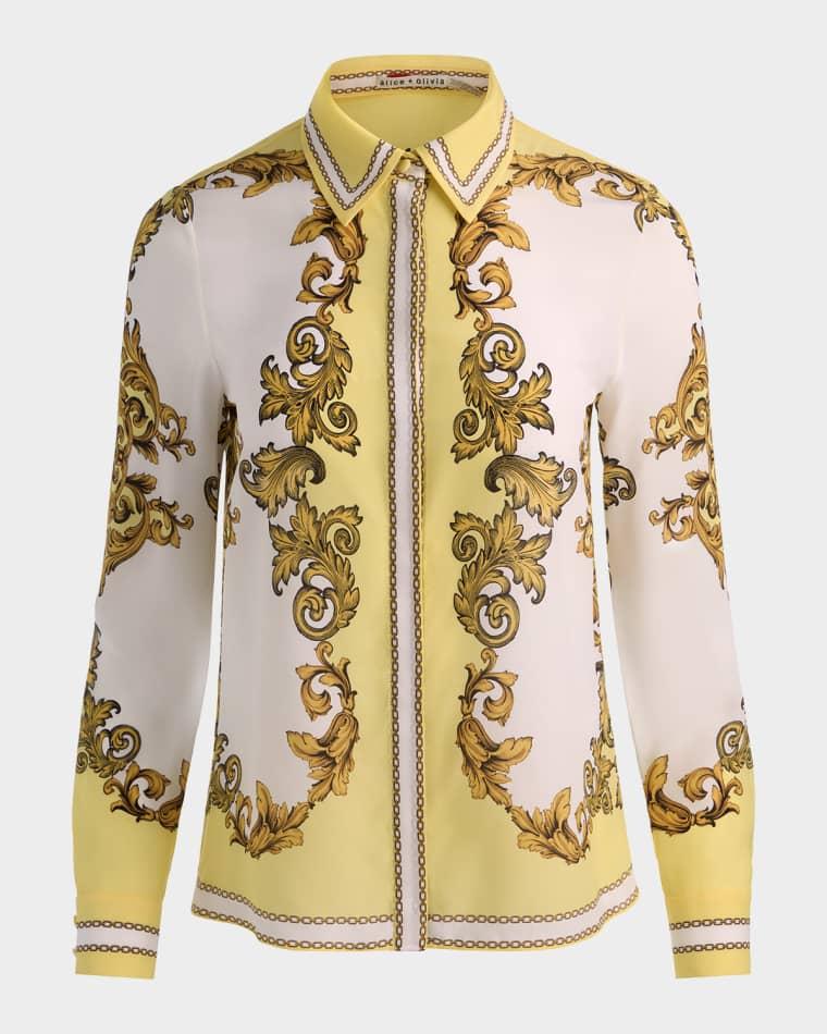 Willa Placket Top by ALICE+OLIVIA