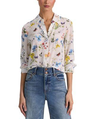 Willa Silk Shirt by ALICE+OLIVIA