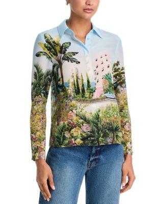 Willa Silk Shirt - Exclusive by ALICE+OLIVIA