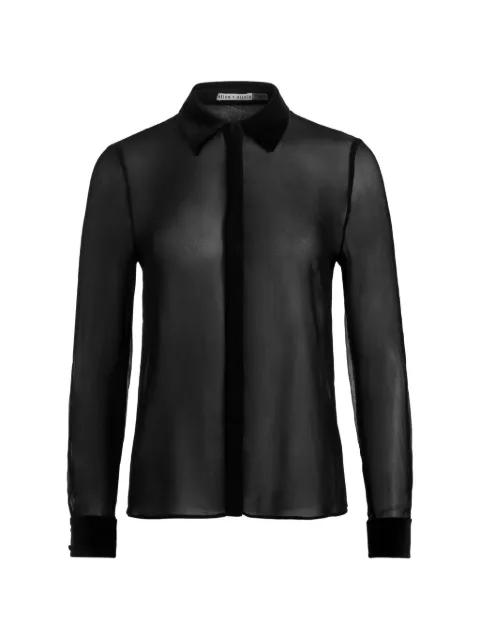 Willa collared long-sleeved shirt by ALICE+OLIVIA