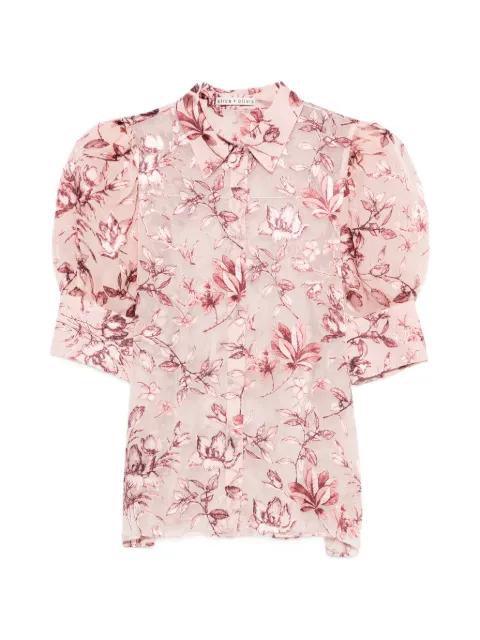 Willa floral-print top by ALICE+OLIVIA