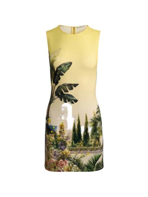 Wynell landscape-print mini dress by ALICE+OLIVIA