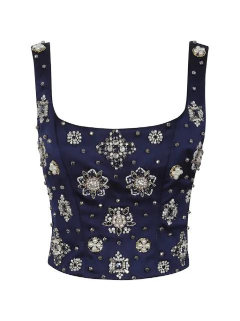 embellished corset by ALICE+OLIVIA