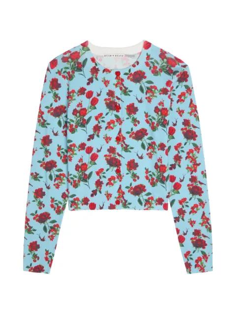 floral-print cardigan by ALICE+OLIVIA