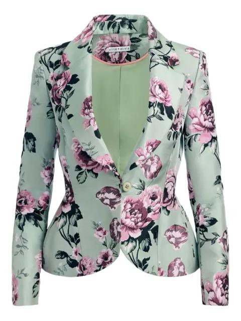 floral-print tailored blazer by ALICE+OLIVIA