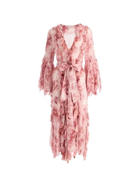 ruffled coat by ALICE+OLIVIA