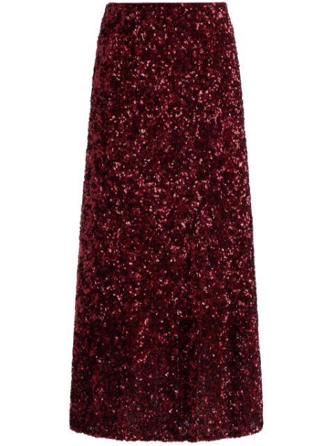 sequin-embellished flared skirt by ALICE+OLIVIA