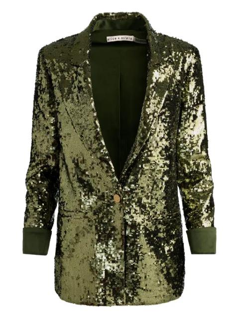 sequinned blazer by ALICE+OLIVIA