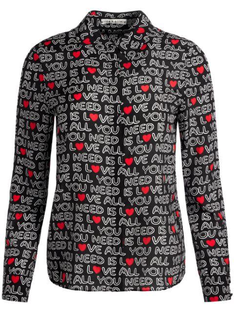 x The Beatles Willa shirt by ALICE+OLIVIA