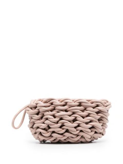 Lina woven-rope clutch by ALIENINA