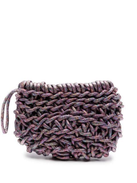 Vero interwoven clutch by ALIENINA
