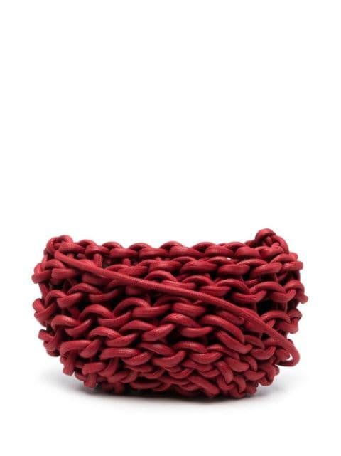 chunky knitted shoulder bag by ALIENINA