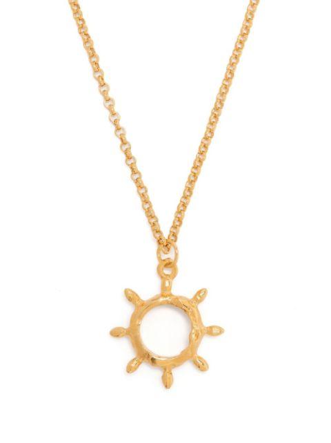 Nocturnal Helm gold-plated necklace by ALIGHIERI
