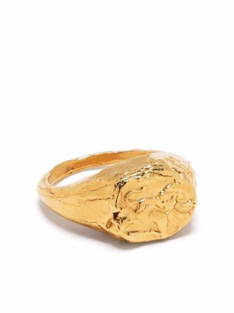 Scorpio signet ring by ALIGHIERI