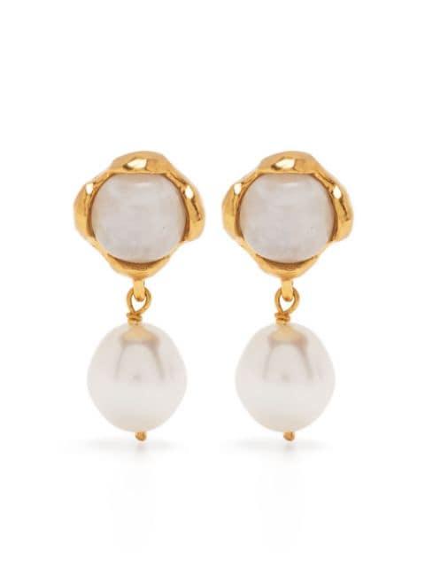 The Moonlight Capture pearl earrings by ALIGHIERI