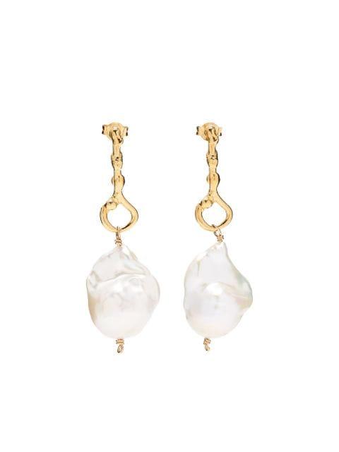 The Olive drop earrings by ALIGHIERI