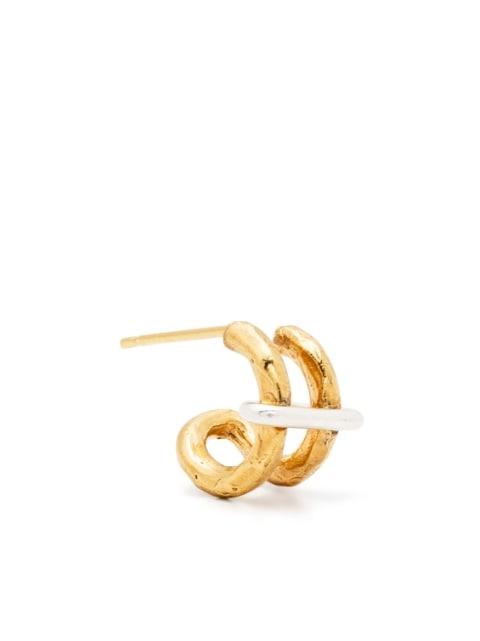The Sun Salutations hoop earring by ALIGHIERI