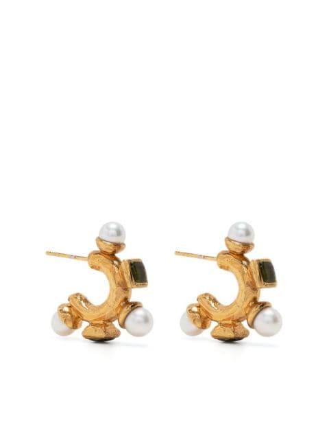 The Traveller's Path hoop earrings by ALIGHIERI