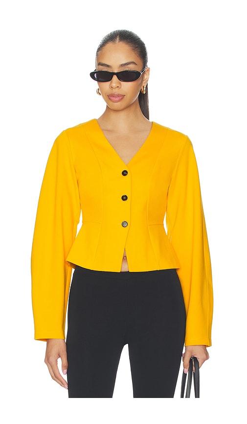 ALIGNE Doyer Ponte Top in Yellow by ALIGNE