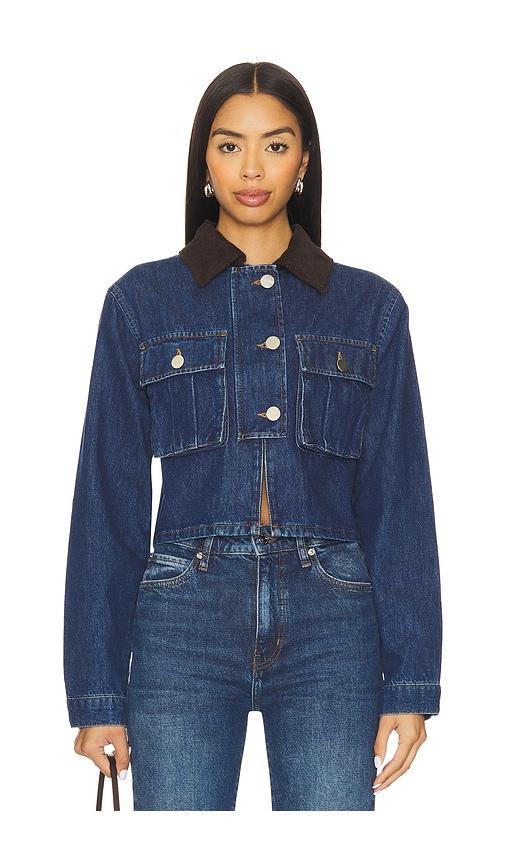 ALIGNE Ethan Denim Jacket in Blue by ALIGNE