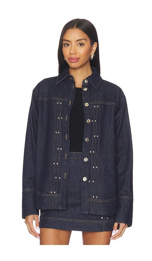 ALIGNE Fog Denim Shirt in Blue by ALIGNE