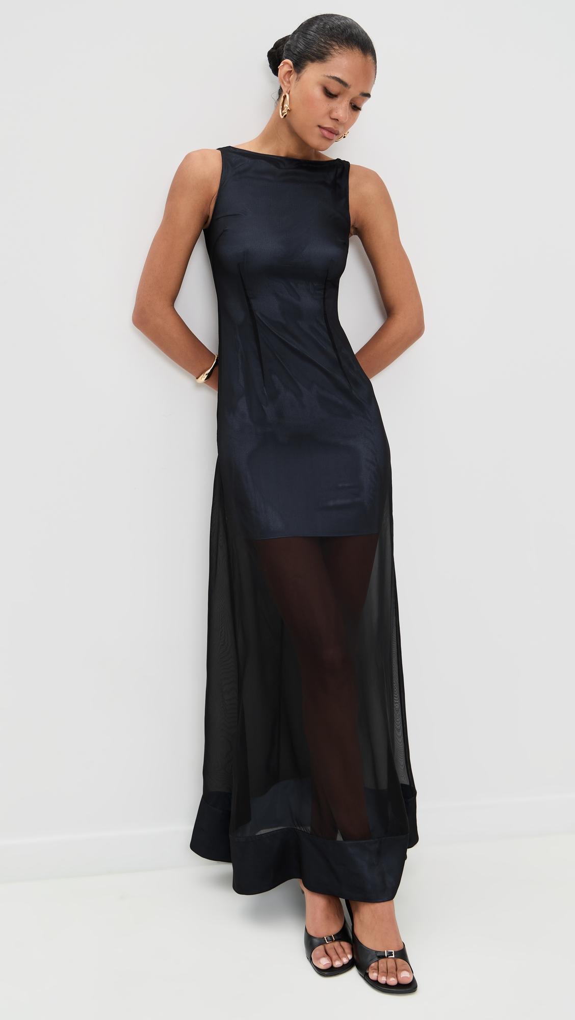 Amalie Sheer Maxi Dress by ALIGNE