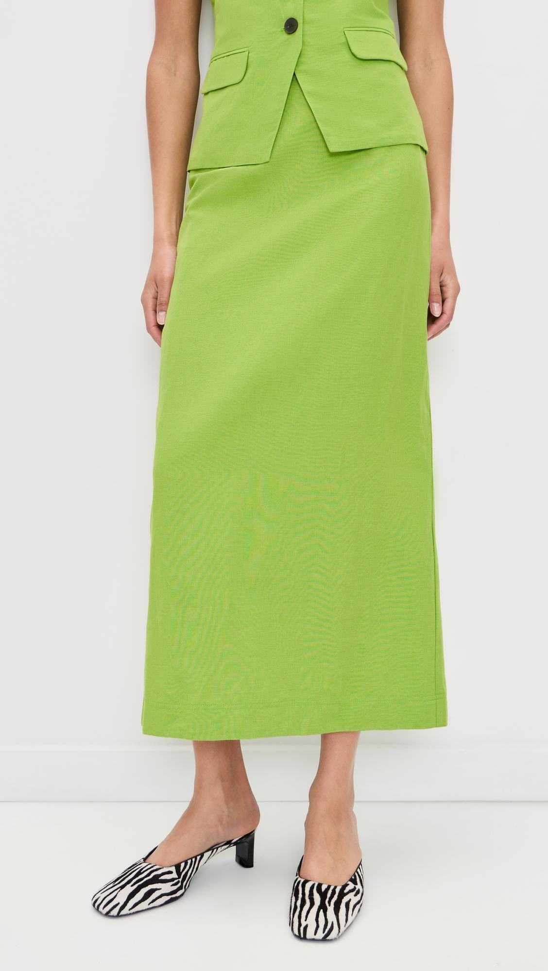 Mia Linen Mix Skirt by ALIGNE